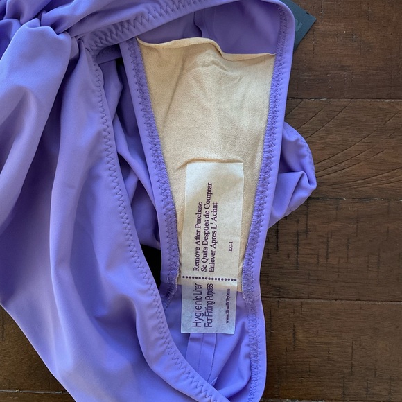 Norma Kamali Slinky Marissa One Piece Size XL in Purple NWT - Picture 8 of 11